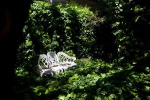 love-seat-in garden-